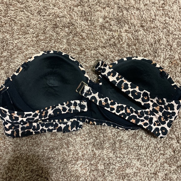 Strapless leopard print bikini top - Picture 3 of 3